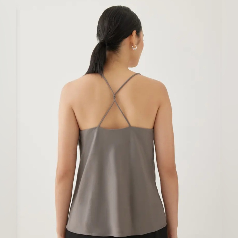 Love, Bonito Marsha Scoop Neck Camisole Top in Clay. Size M